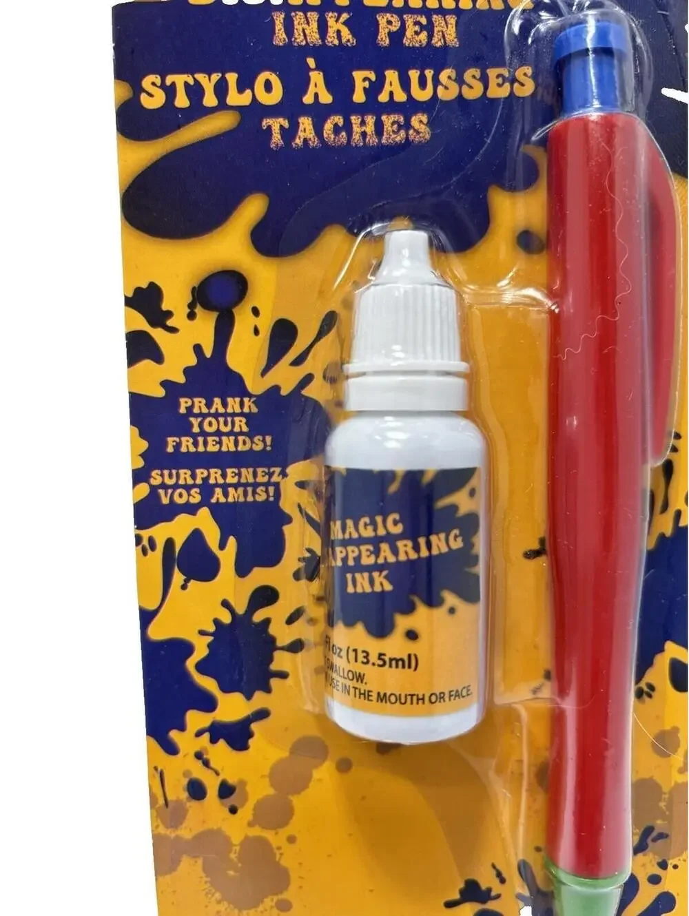 Disappearing Ink Pen Prank Joke Novelty Gag Trick Toy Funny Office School Gift